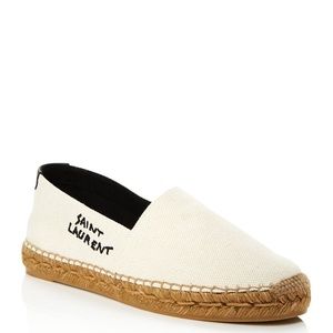 New Saint Laurent Canvas Plato/Moon/Plus Espadrilles Size 40